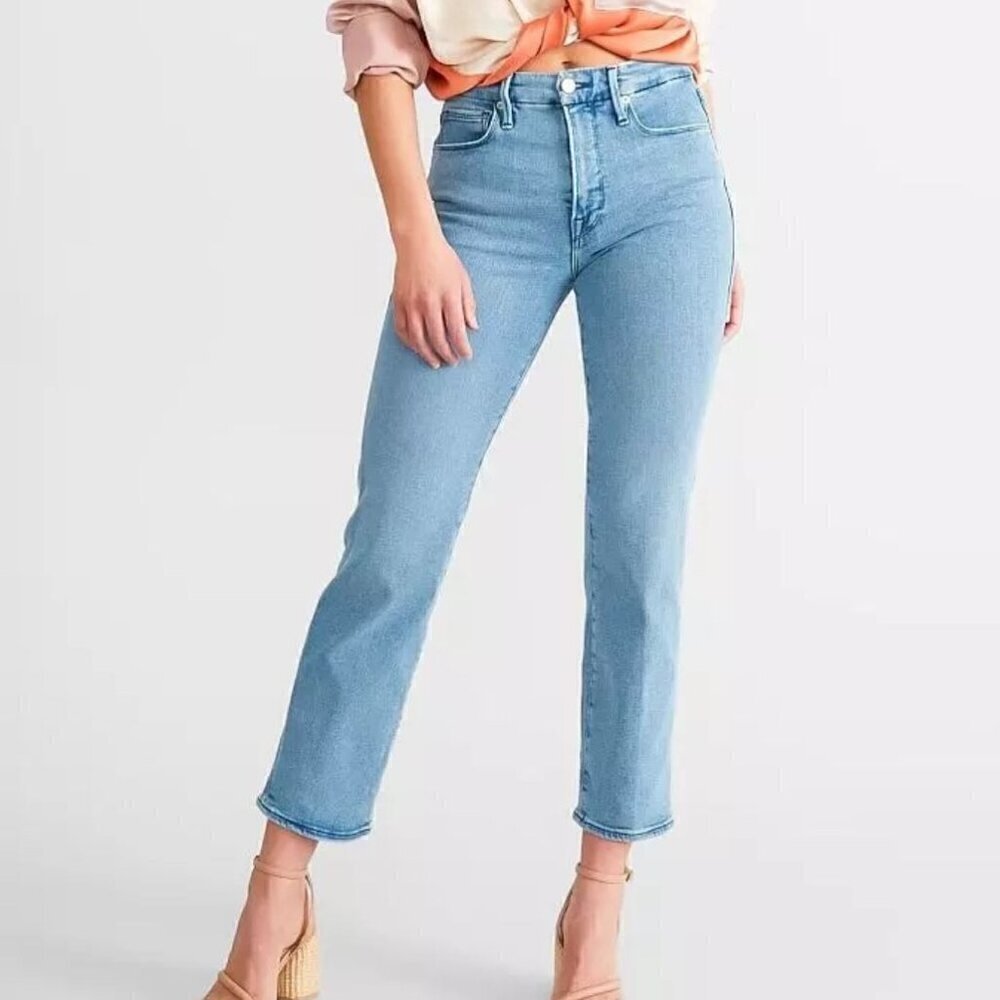 NWT Good American Good Legs Straight Blue Jeans - 4 / 27
